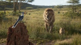 Krol Lew (2019) The Lion King 006 Mufasa , Simba, Zazu