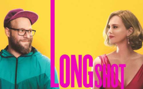 Niedobrani (2019) Long Shot 001 Seth Rogen jako Fred Flarsky, Charlize Theron jako Charlotte Field