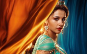 Aladyn (2019) Aladdin 013 Naomi Scott jako Jasmine