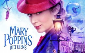 Mary Poppins powraca (2018) Mary Poppins Returns 003 Emily Blunt jako Mary Poppins