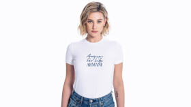 Lili Reinhart 031 Armani Beauty Water Day Campaign 2023