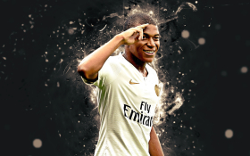 Kylian Mbappe 020 Paris Saint-Germain, Ligue 1, Francja