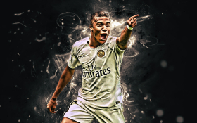 Kylian Mbappe 021 Paris Saint-Germain, Ligue 1, Francja