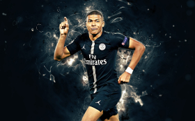 Kylian Mbappe 023 Paris Saint-Germain, Ligue 1, Francja