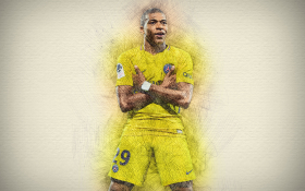 Kylian Mbappe 027 Paris Saint-Germain, Ligue 1, Francja