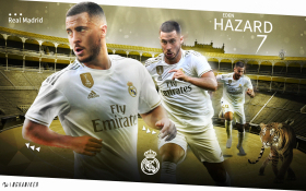 Eden Hazard 019 Real Madryt, Primera Division, Hiszpania