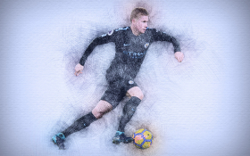 Kevin De Bruyne 006 Manchester City, Premier League, Anglia