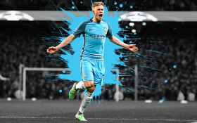 Kevin De Bruyne 009 Manchester City, Premier League, Anglia