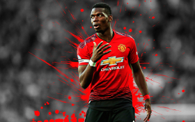 Paul Pogba 011 Manchester United, Premier League, Anglia