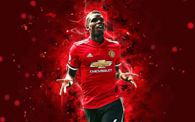 Paul Pogba 013 Manchester United, Premier League, Anglia