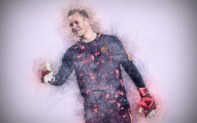 Marc-Andre ter Stegen 013 FC Barcelona, Primera Division, Hiszpania