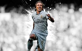 Luka Modric 012 Real Madryt, Primera Division, Hiszpania
