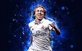 Luka Modric 017 Real Madryt, Primera Division, Hiszpania