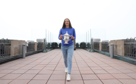 Iga Swiatek 075 US Open 2022, Nowy Jork 2022, Puchar, Trophy