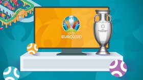 UEFA Euro 2020 023 Puchar, Logo, Vector