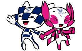 Igrzyska Olimpijskie Tokio 2020 006 Maskotki Miraitowa i Someity