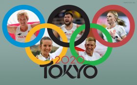 Igrzyska Olimpijskie Tokio 2020 014 Polska, Wlodarczyk, Bukowiecki, Holub-Kowalik, Wloszczowska, Lisek