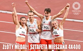 Igrzyska Olimpijskie Tokio 2020 021 Sztafeta Mieszana 4x400 Zloty Medal