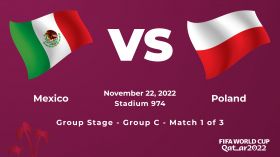 FIFA World Cup Qatar 2022 036 Mistrzostwa Swiata w Pilce Noznej Katar 2022, Mecz Meksyk - Polska