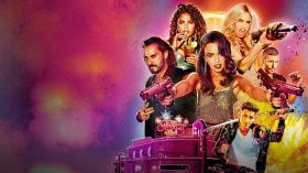 Sky Rojo (Serial TV 2021- ) 012  Asier Etxeandia jako Romeo, Yany Prado jako Gina, Veronica Sanchez jako Coral, Lali Esposito jako Wendy, Miguel Angel Silvestre jako Moises