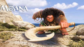 Vaiana Skarb oceanu (2016) Moana 002 Maui