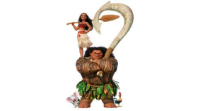 Vaiana Skarb oceanu (2016) Moana 005 Pua,Vaiana, Maui i Hei Hei