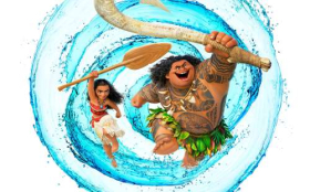 Vaiana Skarb oceanu (2016) Moana 006 Vaiana i Maui