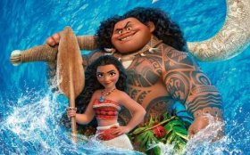 Vaiana Skarb oceanu (2016) Moana 011 Vaiana i Maui