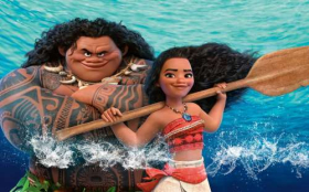 Vaiana Skarb oceanu (2016) Moana 012 Maui i Vaiana