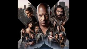 Szybcy i wsciekli 10 (2023) Fast X 003 Charlize Theron jako Cipher, Vin Diesel jako Dominic Toretto, Jason Momoa jako Dante