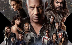 Szybcy i wsciekli 10 (2023) Fast X 006 Vin Diesel jako Dominic Toretto, Charlize Theron jako Cipher, Jason Momoa jako Dante