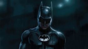 Flash (2023) The Flash 013 Michael Keaton jako Batman (Bruce Wayne) Concept Art