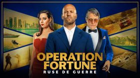Gra fortuny (2023) Operation Fortune Ruse de guerre 001 Aubrey Plaza jako Sarah Fidel, Jason Statham jako Orson Fortune, Hugh Grant jako Greg Simmonds