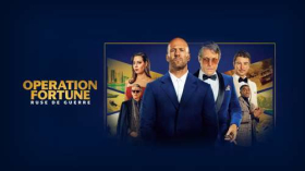 Gra fortuny (2023) Operation Fortune Ruse de guerre 003 Hugh Grant, Jason Statham, Aubrey Plaza, Josh Hartnett, Cary Elwes, Bugzy Malone