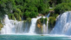 Chorwacja 017 Wodospad, Park Narodowy Krka, Dalmacja