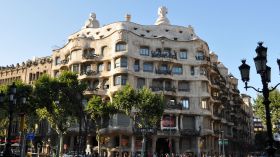 Hiszpania 007 Barcelona, Budynek Casa Mila,  Antoni Gaudi
