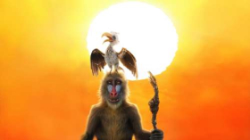 Mufasa Krol Lew (Disney 2024) Mufasa The Lion King 007 Rafiki i Zazu