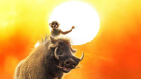 Mufasa Krol Lew (Disney 2024) Mufasa The Lion King 009 Timon i Pumba
