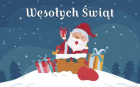 Swieta, Boze Narodzenie, Christmas 2069 Swiety Mikolaj, Komin, Prezenty, Wesolych Swiat, Vector