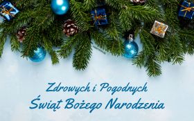 Swieta, Boze Narodzenie, Christmas 2131 Swierk, Bombki, Zyczenia Swiateczne, Kartka Swiateczna