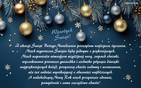 Swieta, Boze Narodzenie, Christmas 2268 Zyczenia Swiateczne, Bombki, Swierk, Z okazji Swiat ...