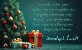 Swieta, Boze Narodzenie, Christmas 2270 Choinka, Prezenty, Zyczenia Swiateczne, Ida Swieta, widac gosci ...