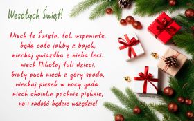 Swieta, Boze Narodzenie, Christmas 2272 Swierk, Prezenty, Zyczenia Swiateczne, Niech te Swieta tak wspaniale ...