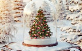 Swieta, Boze Narodzenie, Christmas 2560x1600 270 Choinka, Bombki, Snieg