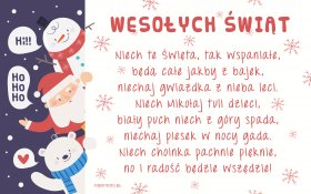 Swieta, Boze Narodzenie,Christmas 1960 Zyczenia Swiateczne, E-kartka, Niech te swieta tak wspaniale ...