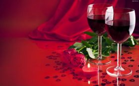 Walentynki 2560x1600 061 Wino, Roze