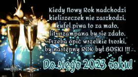 Sylwester, Nowy Rok, New Year 1180 Fajerwerki, Kieliszki, Zyczenia na Nowy 2023 Rok, Kiedy nowy rok nadchodzi ...