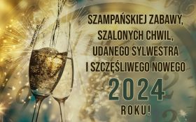 Sylwester, Nowy Rok, New Year 1252 Zyczenia Noworoczne, Rok 2024, Szampanskiej Zabawy ...