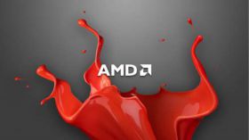 AMD 041 Logo, Red