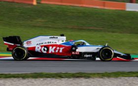 Formula 1, F1 245 ROKiT Williams Racing FW43 2020 George Russell, Testy, Circuit de Catalunya, Hiszpania